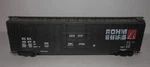 Athearn Ho Scale 50' Rohm And Haas Nirx 42879 Rib Side Thrall Door Box Car. Fixed Price $7.99.