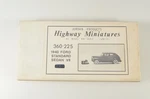 Jordan Products Highway Miniatures Ho 1940 Ford Standard Sedan Kit 360-225. Fixed Price $9.99.