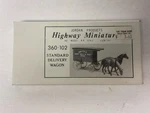 Jordan Highway Miniatures 360-102 Standard Delivery Wagon Ho Versions See Pics. Fixed Price $15.99.