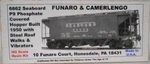 Funaro & Camerlengo Scale 1950'S P9 Phosphate Hopper Kit Seaboard Air Line. Fixed Price $22.99.