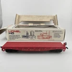 Lionel Ho 5-8414 Santa Fe Flat Car In Box Very Nice. Fixed Price $12.00.