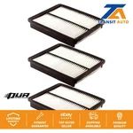 Engine Air Filter (3 Pack) For Hyundai Kia Santa Fe Sonata Sorento Optima Azera. Fixed Price $35.32.