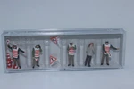 Preiser 10419 Figures Policemen With Warning Vest 1:87 H0 New Ovp. Fixed Price $28.74.