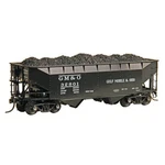 Kadee Gulf Mobile & Ohio 1:87 #32801 50-TON Aar 2-BAY Open Hopper W/coal 7521. Fixed Price $57.99.