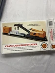 Ho Bachmann #1438 Crane Car 15449 & Boom Tender 17623 Of W Set Amtrak Lnib. Fixed Price $25.00.