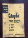 Caterpillar Diesel Engines 5 1/8" Bore 6 Cylinder Servicemen's Reference Manual. Fixed Price $9.10.