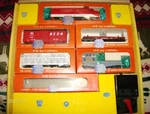 Lionel Ho 1960 Diesel Freight Set 5721, Unmarked Engine, Dark Red 0805, Nice. Fixed Price $525.00.