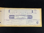 Vintage Erie Railroad Passenger Equipment Diagram Express Cars 540-549. Fixed Price $23.50.