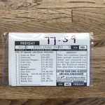 Walther Ho Scale Decal 77-59:PENNSYLVANIA Prr Refrigerator Auto Rack Car White. Fixed Price $6.00.