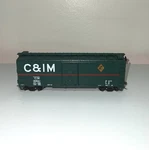 Athearn Ho Single Door Boxcar - Chicago & Illinois Midland #16021 Metal Wheels. Fixed Price $25.00.