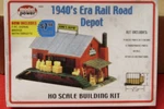 Model Power - 1940'S Era Rail Road Depot Ho Scale #625. Fixed Price $15.00.