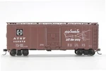 Ho Athearn Santa Fe 40FT Aar Box Car #145372 "the Scout Economy Travel" Metal Wh. Fixed Price $14.99.