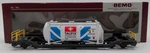 Bemo 2289 141 Hom Scale Rhb "taufix" Depressed Flatcar W/ Salt Tank #7721 Ln/box. Fixed Price $52.19.