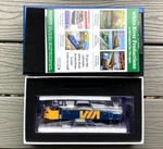 Rapido 1/87 Ho Via Rail Canada Gmd FP7 Locomotive Rd. # 1423 Dcc Sound Nib. Fixed Price $264.33.