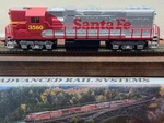 Atsf Santa GP38-2 High Nose Red Warbonnet Loco -dc Ho Scale " Life Like New. Fixed Price $65.95.