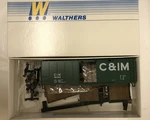 Ho Walthers 932-3720 Kit 40' PS-1 Box Car Chicago Illinois Midland C&im 16130. Fixed Price $12.02.