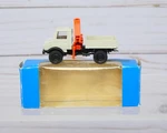 Roco 1509, Unimog 1300L Low-side 4X4 Truck With Crane, 1/87 Ho Scale. Fixed Price $15.95.