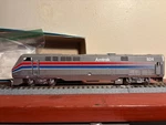Athearn 3644 Blue Box AMD-103 (P40DC), Powered, Amtrak 824. Fixed Price $40.00.