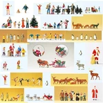 Christmas And Winter Figure Set Ho/oo Gauge Preiser. Fixed Price $24.39.