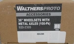 Walthers Proto 920-2305 (ho) 36" Turned Metal Wheelsets W/ Axles (100). Fixed Price $79.95.