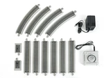 Bachmann Ho E-z Track Reversing System +nickel Silver +gray Roadbed Power 44547. Fixed Price $260.98.