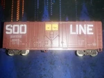 Athearn Ho 40' High Cube Plug Door Boxcar Soo Line #48308 - Assembled. Fixed Price $9.99.