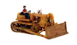 Woodland Scenics Dewie's Dozer Ho Railroad Train Figure / Vehicle AS5562. Fixed Price $21.99.