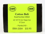 Ho Scale Eel River Models Kit ERM-2504 Ssw Cotton Belt 62' 10" Box Car #28860. Fixed Price $44.95.