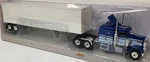Brekina New Ho 1/87 Scale Peterbilt 359 Tractor Trailer Blue & White Finish. Fixed Price $55.99.