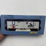 Mantua 733-836 Ho Scale Nfl 41' Indianapolis Colts Refrigerator Car Box. Fixed Price $14.99.