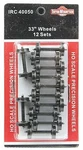 Intermountain 40050 Ho Scale 33" All Brass Insulated Wheel Sets (12 Pcs). Fixed Price $20.95.
