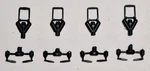 Athearn Ho Grey Cylinder/swing Hangers Parts Set For F7 GP7 GP9 GP35 Locomotives. Fixed Price $16.50.