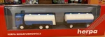 Rare Herpa Ho 1/87 Man Tractor & Double Tanker Trailers Nib. Fixed Price $19.99.