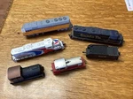 Vintage Tyco Cox Other Ho Gauge Locomotives And One Tender Used For Parts. Fixed Price $45.00.