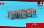 SS25 "sickle" Mobile Launcher Wheels WVI178AU Tyres Late Hubs 1/72 Armory AC7361. Fixed Price $29.36.