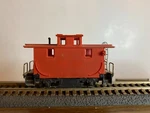 Mantua #????? Unlettered 4-WHEEL Bobber Caboose W/metal Underframe H.o. 1:87. Fixed Price $12.99.
