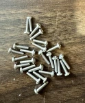 Lot Of 25 Athearn Ho Scale Compatible Round Head Screws. Fixed Price $5.50.