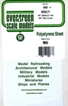 Evergreen 4083 Styrene Novelty Siding .083" Spacing .040 Thick 6X12" Sheet. Fixed Price $7.99.
