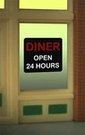 Miller Engineering 8965 Diner Window Sign. Fixed Price $17.99.