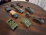 Minitanks Ho 1/87 Scale German Halftrack Artillery Sturm Lot Painted Roco. Fixed Price $105.99.