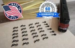 30 Pack Of Scale Train Couplers: 24 Standard Hook & 6 Hingeless. Fixed Price $12.99.