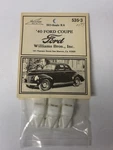 Williams Bros. 535-3 Ho Scale 40 Ford Coupe (kit Of 3). Fixed Price $25.99.