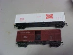 Ho Scale Missouri Pacific Stock Car #54072 & Miller Reefer - Knuckles Spring. Fixed Price $10.00.