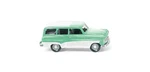 Wiking Ho 1956 Opel Caravan Station Wagon Assembled Mint Green, White 85006. Fixed Price $26.98.