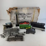 Vintage Louis Marx Diesel Stream Line Electrical Train Set & Tracks Untested. Fixed Price $75.00.