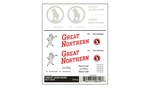 Woodland Scenics DT610 Ho Scale Dry Transfer Decals - Boxcar, Great Northern /. Fixed Price $8.99.