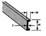 Plastruct Model Parts 90043 C-4 Channel, 1/8" (7 Pack). Fixed Price $9.99.