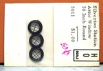 Grandt Line Ho Scale Silverton Station Attic 30" Round Windows # 5011 (3 Count). Fixed Price $10.80.