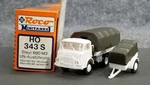 Roco Minitanks Ho 1:87 343 Steyr 680 M3 Wheel Truck & Small Trailer Iob. Fixed Price $27.95.