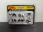 Accents Woodland Scenics Holstein Cows A1863 Scale Figure Train Set. Fixed Price $13.49.